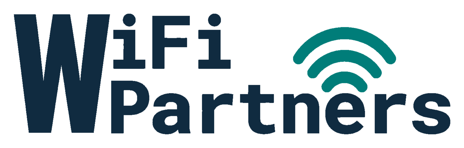 WiFi Partners — Navy & teal